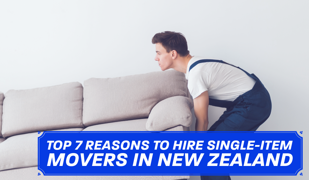 Top 7 Reasons to Hire Single-Item Movers in New Zealand