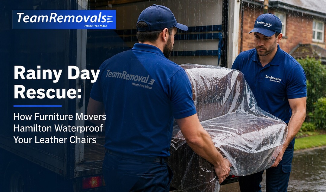 Rainy Day Rescue: How Furniture Movers Hamilton Waterproof Your Leather Chairs