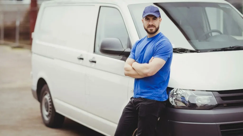 man with a van